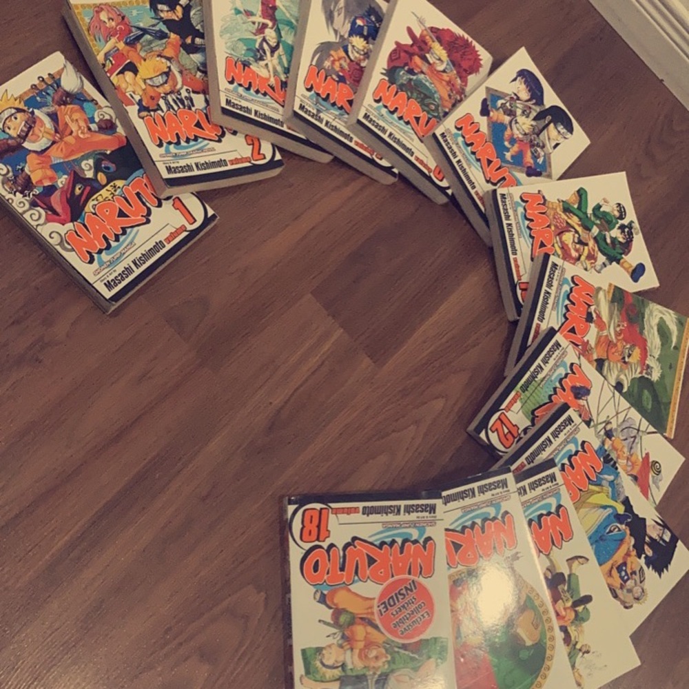 OG Naruto Manga Set w/Exclusive Stickers